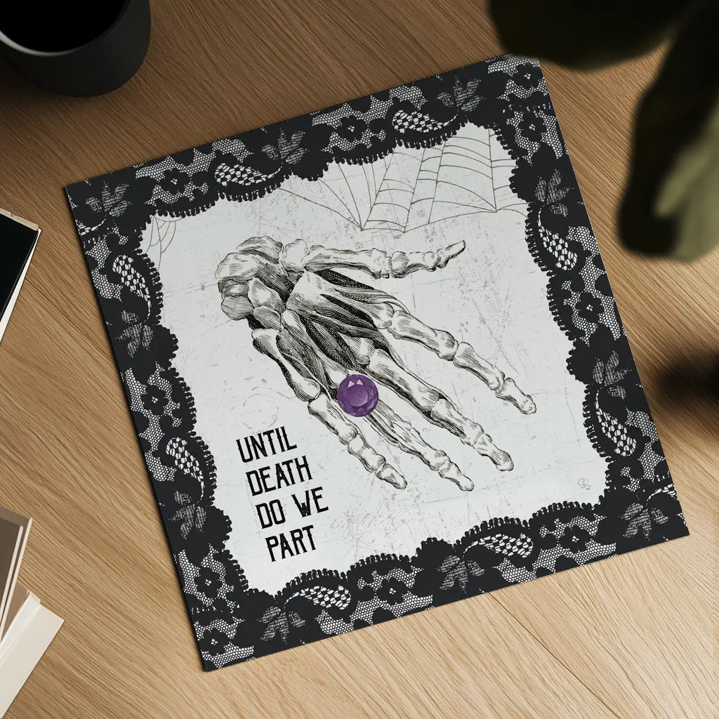 Arsenic and Anatomy II by Sue Schlabach. Shown as a detailed flat fine art print, highlighting archival giclee quality. Available as an archival giclee rolled canvas, fine art paper, or poster print. SKU 75718a.