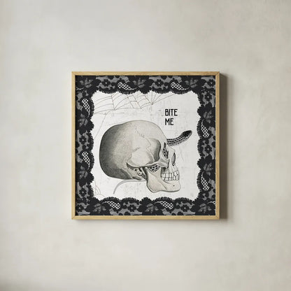 Arsenic and Anatomy V by Sue Schlabach. Shown in a natural wood glass frame for a timeless modern aesthetic. Available as an archival giclee rolled canvas, fine art paper, or poster print. SKU 75721a.