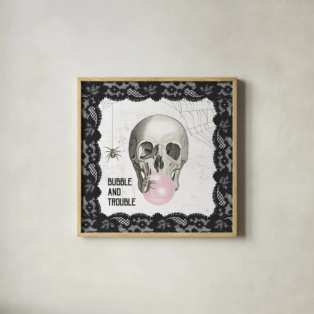 Arsenic and Anatomy VI by Sue Schlabach. Shown in a natural wood glass frame for a timeless modern aesthetic. Available as an archival giclee rolled canvas, fine art paper, or poster print. SKU 75722a.