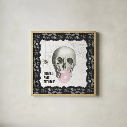 Arsenic and Anatomy VI by Sue Schlabach. Shown in a natural wood glass frame for a timeless modern aesthetic. Available as an archival giclee rolled canvas, fine art paper, or poster print. SKU 75722a.