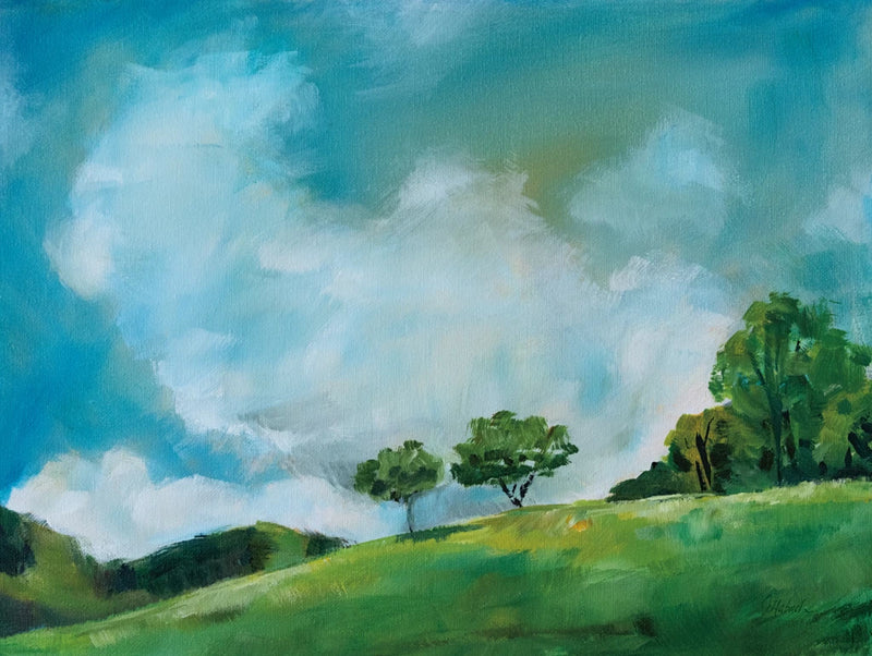 August Clouds So Pomfret by Sue Schlabach
