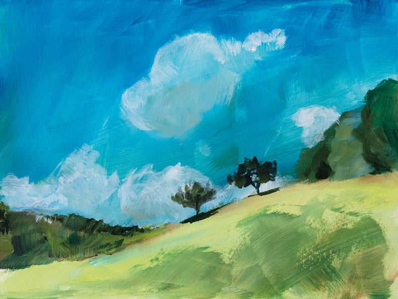 August Clouds Study by Sue Schlabach