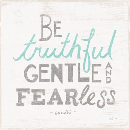 Be Truthful Gray by Sue Schlabach. SKU 56408a. Archival Giclee Fine art print for wall decor.