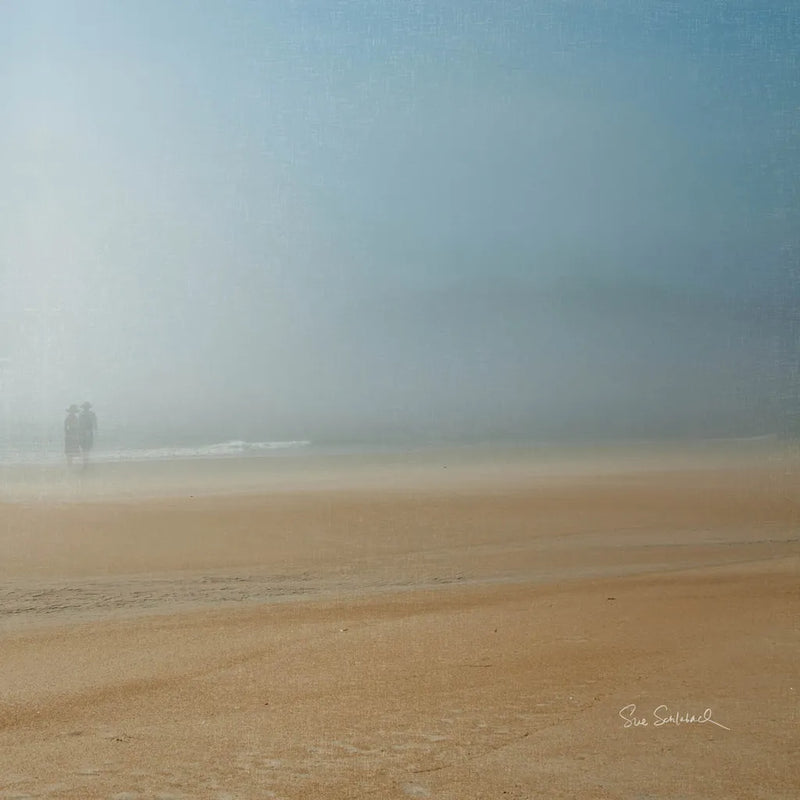 Beach Stroll no Border by Sue Schlabach. SKU 10606a. Archival Giclee Fine art print for wall decor.
