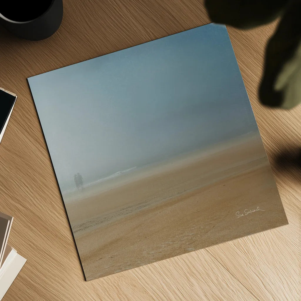 Beach Stroll no Border by Sue Schlabach. Shown as a detailed flat fine art print, highlighting archival giclee quality. Available as an archival giclee rolled canvas, fine art paper, or poster print. SKU 10606a.