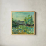 Beautiful Life by Sue Schlabach. Shown in a natural wood glass frame for a timeless modern aesthetic. Available as an archival giclee rolled canvas, fine art paper, or poster print. SKU 38101a.