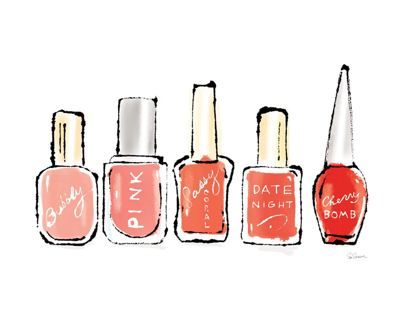 Beauty and Sass Red I by Sue Schlabach