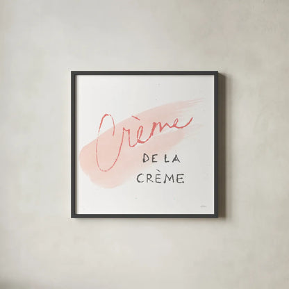 Beauty and Sass VII by Sue Schlabach. Shown in a sleek black glass frame for a contemporary gallery look. Available as an archival giclee rolled canvas, fine art paper, or poster print. SKU 31312a.