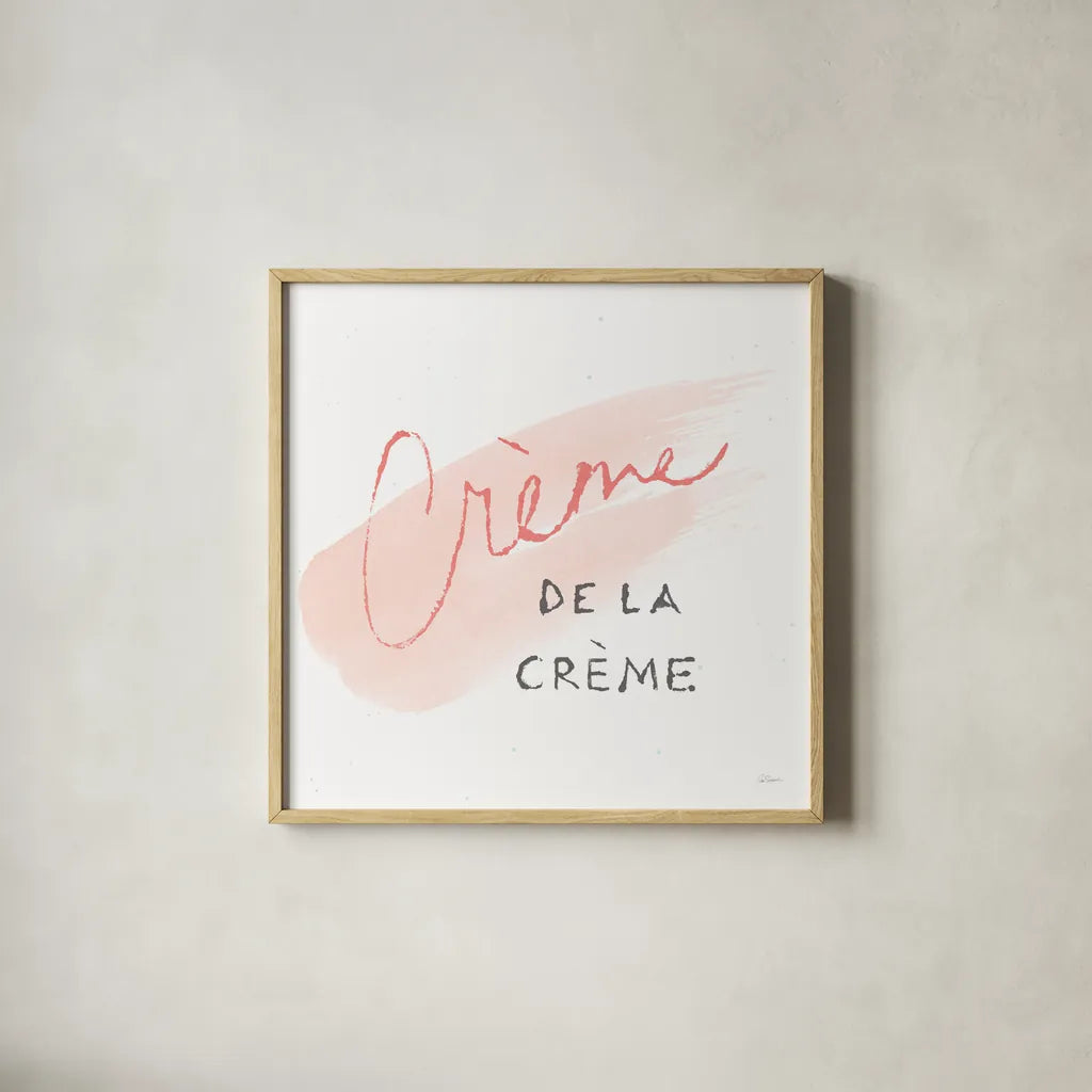 Beauty and Sass VII by Sue Schlabach. Shown in a natural wood glass frame for a timeless modern aesthetic. Available as an archival giclee rolled canvas, fine art paper, or poster print. SKU 31312a.