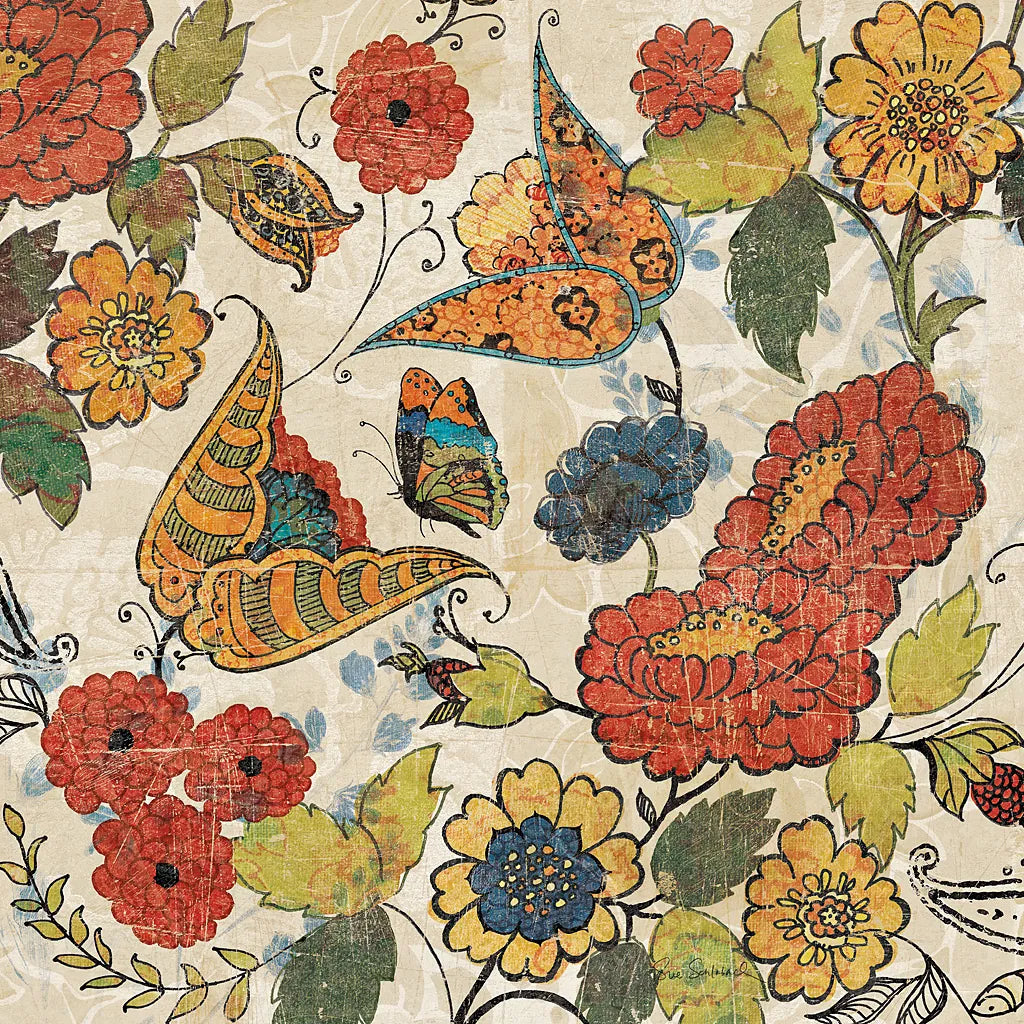 Botanical Fragments Crop by Sue Schlabach. SKU 13233a. Archival Giclee Fine art print for wall decor.