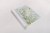 Botany Blue I by Sue Schlabach. shown as a rolled paper print. Available as archival giclee rolled canvas, fine art paper, or poster print. SKU 28461i.
