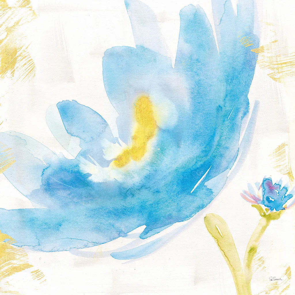 Breeze Bloom V v2 by Sue Schlabach. SKU 20862a. Archival Giclee Fine art print for wall decor.