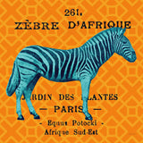 Bright Safari Zebra by Sue Schlabach. SKU 18527a. Archival Giclee Fine art print for wall decor.
