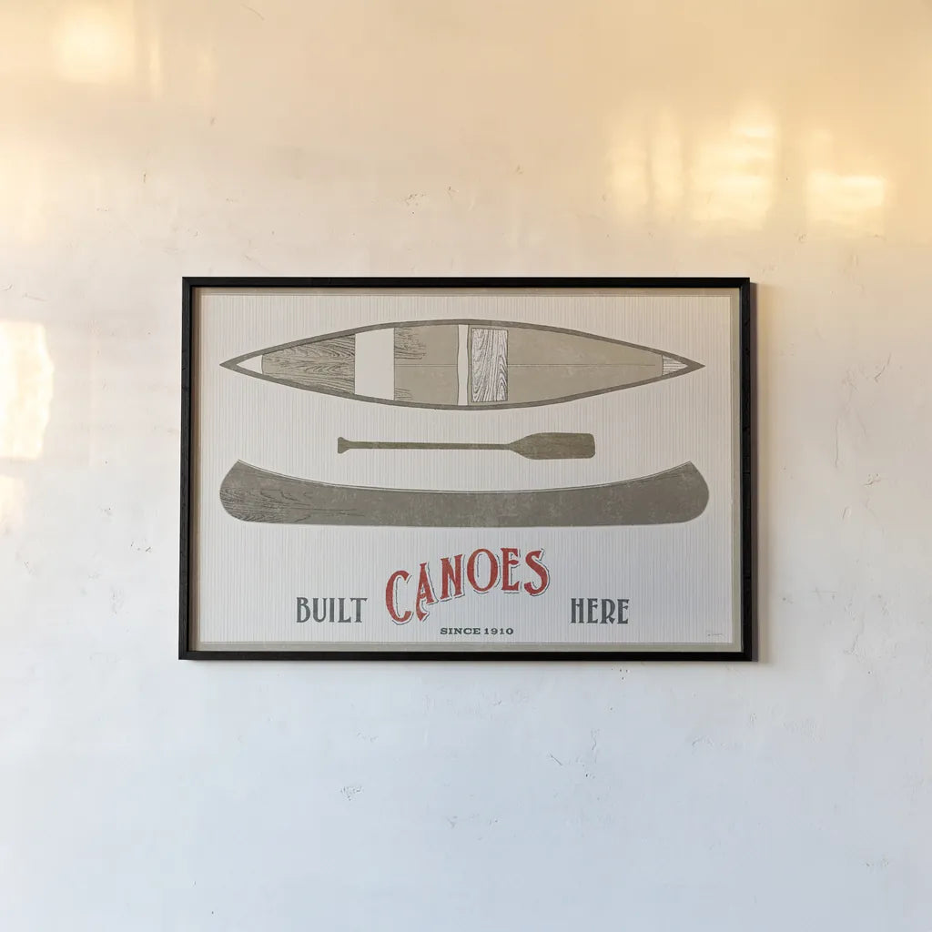 Cabin Life VII by Sue Schlabach. shown as a paper print in a black flame. Available as a archival giclee rolled canvas, fine art paper, or poster print. SKU 47897i.