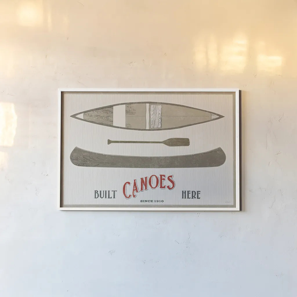 Cabin Life VII by Sue Schlabach. shown as a paper print in a white frame. Available as a archival giclee rolled canvas, fine art paper, or poster print. SKU 47897i.