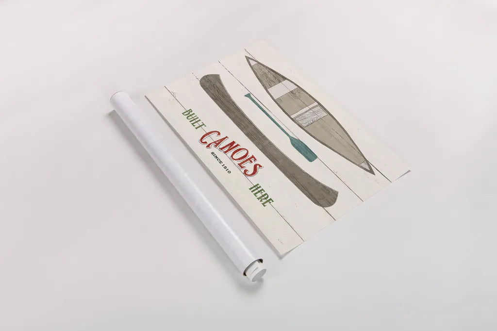 Cabin Life VII Neutral by Sue Schlabach. shown as a rolled paper print. Available as archival giclee rolled canvas, fine art paper, or poster print. SKU 56243i.