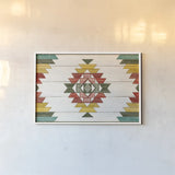 Cabin Life X by Sue Schlabach. shown as a paper print in a white frame. Available as a archival giclee rolled canvas, fine art paper, or poster print. SKU 47900i.