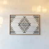 Cabin Life X Neutral by Sue Schlabach. shown as a paper print in a natural frame. Available as a archival giclee rolled canvas, fine art paper, or poster print. SKU 47905i.