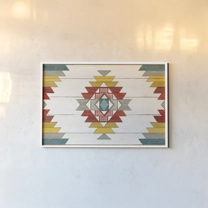 Cabin Life X Neutral v2 by Sue Schlabach. shown as a paper print in a white frame. Available as a archival giclee rolled canvas, fine art paper, or poster print. SKU 56371i.