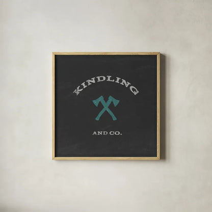 Cabin Life XI by Sue Schlabach. Shown in a natural wood glass frame for a timeless modern aesthetic. Available as an archival giclee rolled canvas, fine art paper, or poster print. SKU 47901a.