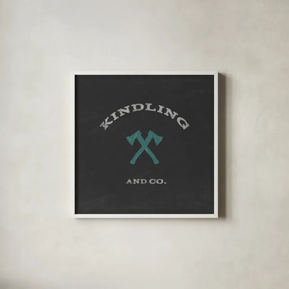 Cabin Life XI by Sue Schlabach. Shown in a crisp white glass frame for a clean and minimalist style. Available as an archival giclee rolled canvas, fine art paper, or poster print. SKU 47901a.