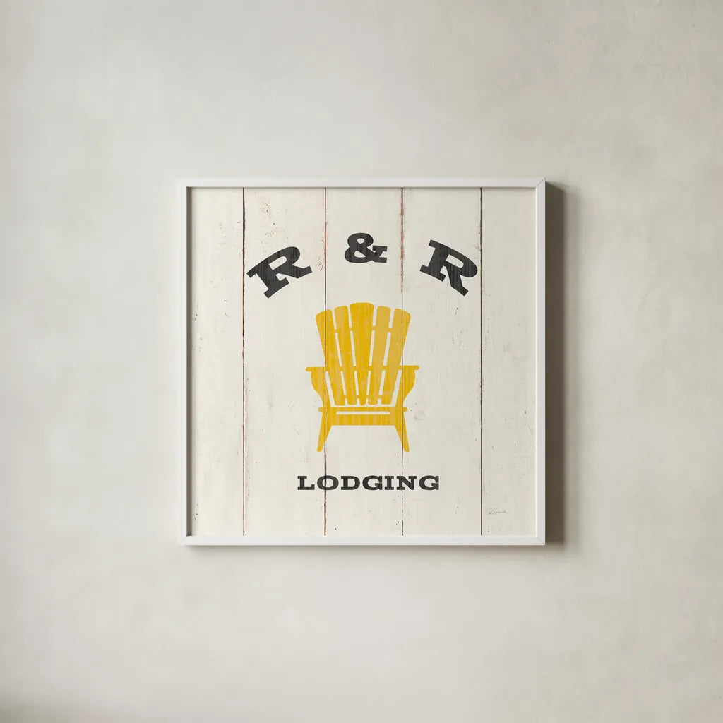 Cabin Life XII Neutral by Sue Schlabach. Shown in a crisp white glass frame for a clean and minimalist style. Available as an archival giclee rolled canvas, fine art paper, or poster print. SKU 56247a.