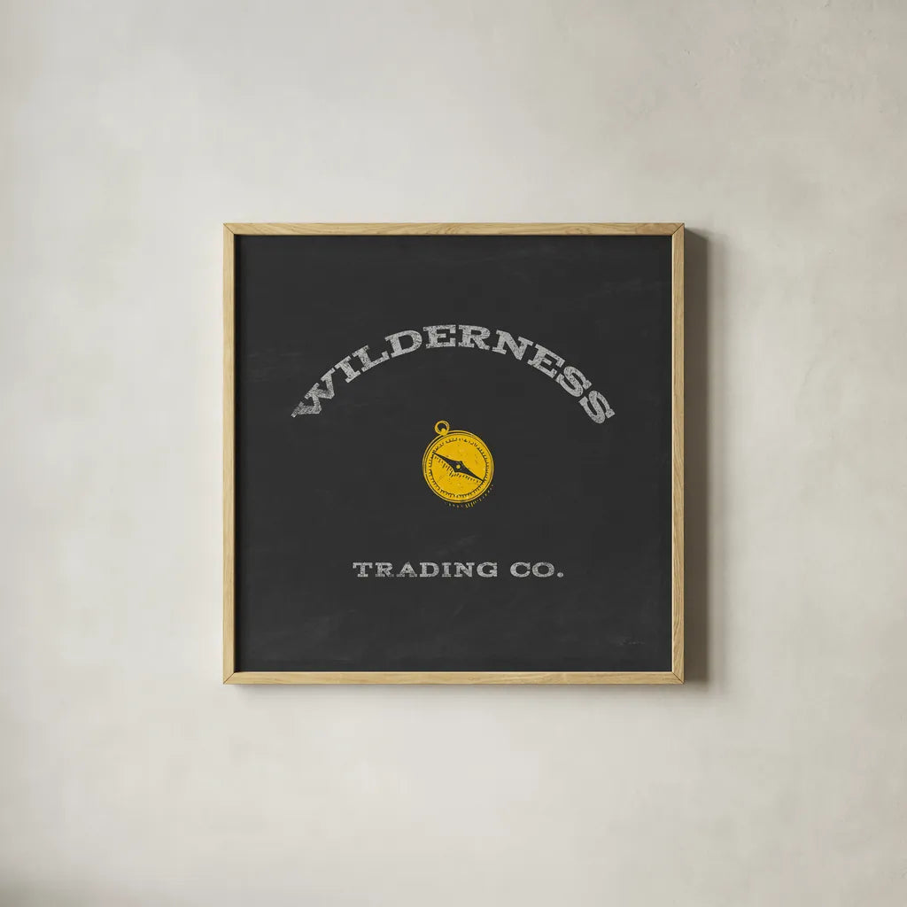 Cabin Life XIV by Sue Schlabach. Shown in a natural wood glass frame for a timeless modern aesthetic. Available as an archival giclee rolled canvas, fine art paper, or poster print. SKU 47904a.