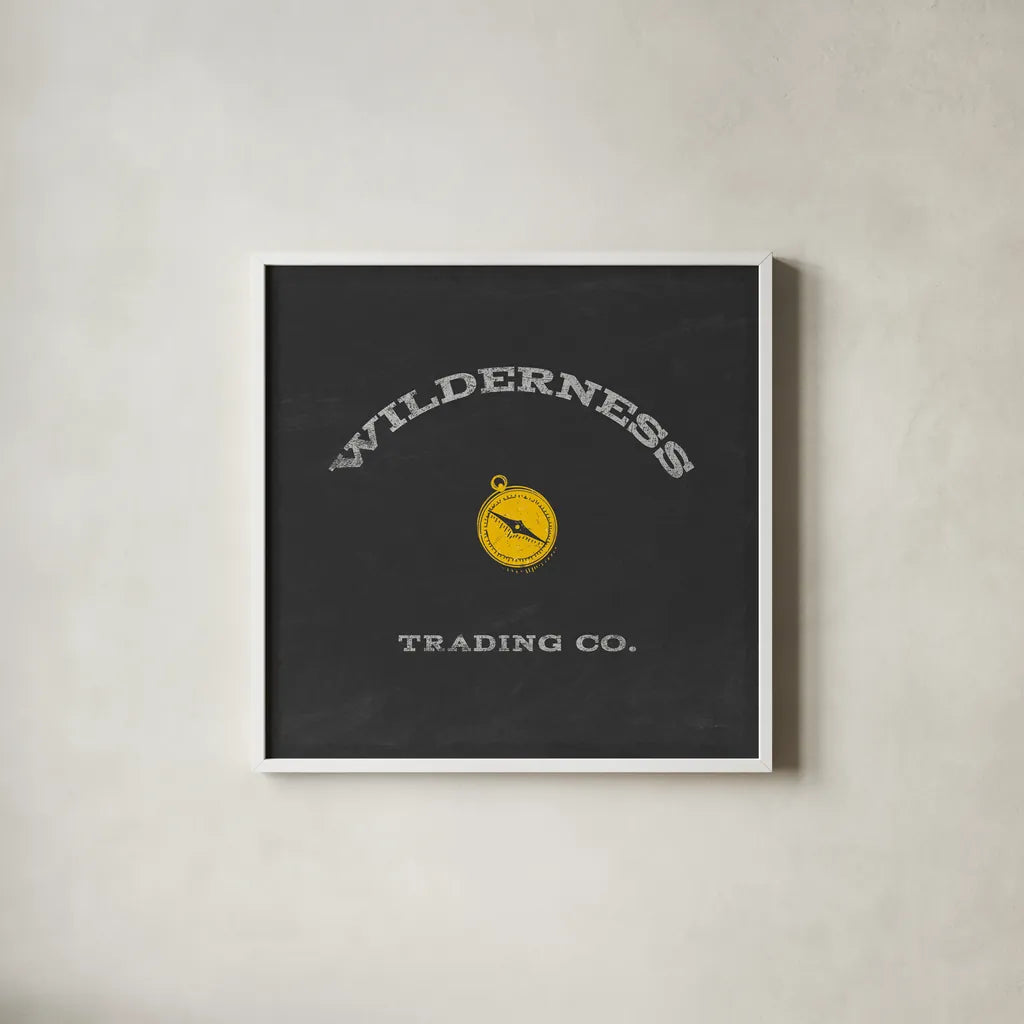 Cabin Life XIV by Sue Schlabach. Shown in a crisp white glass frame for a clean and minimalist style. Available as an archival giclee rolled canvas, fine art paper, or poster print. SKU 47904a.