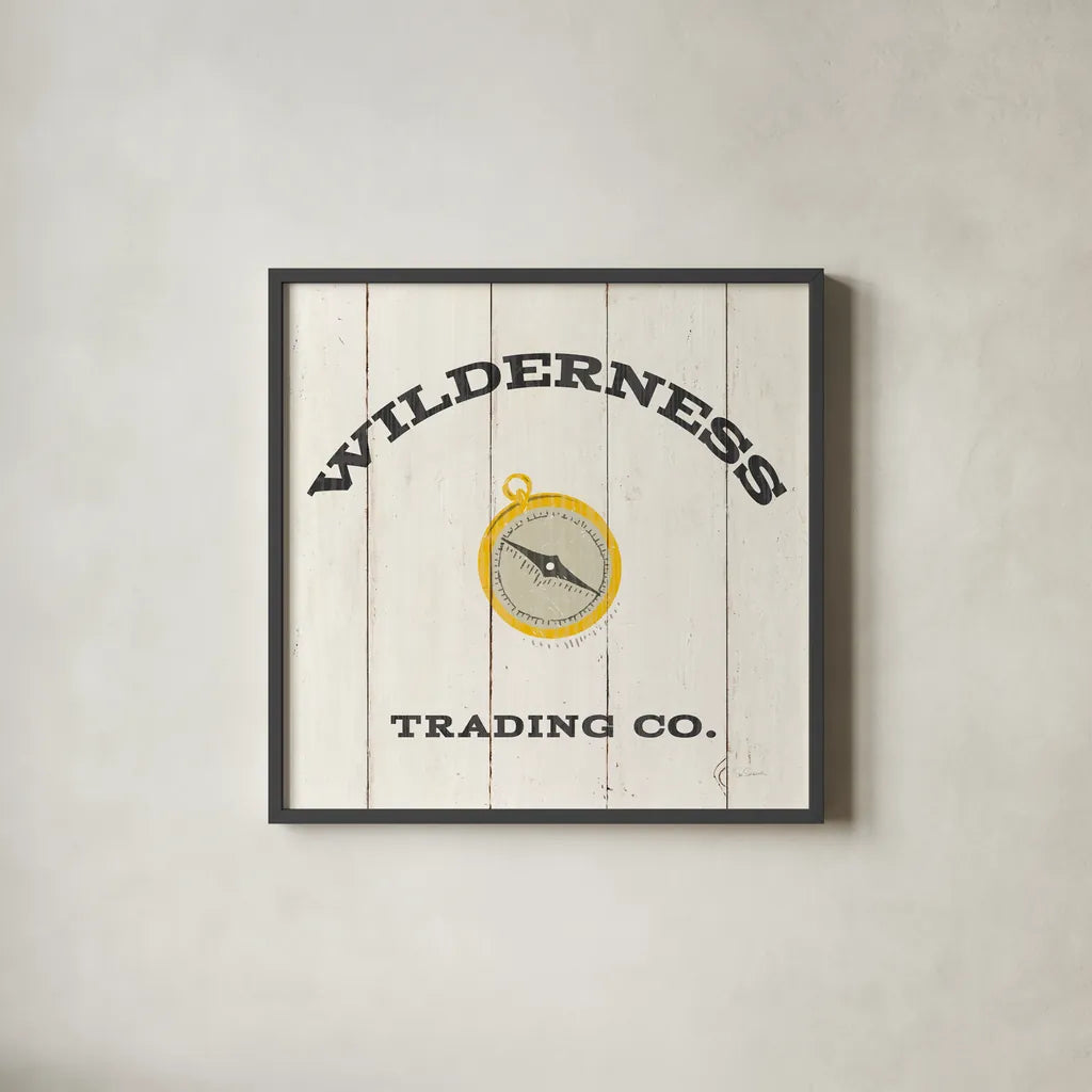 Cabin Life XIV Neutral by Sue Schlabach. Shown in a sleek black glass frame for a contemporary gallery look. Available as an archival giclee rolled canvas, fine art paper, or poster print. SKU 56249a.