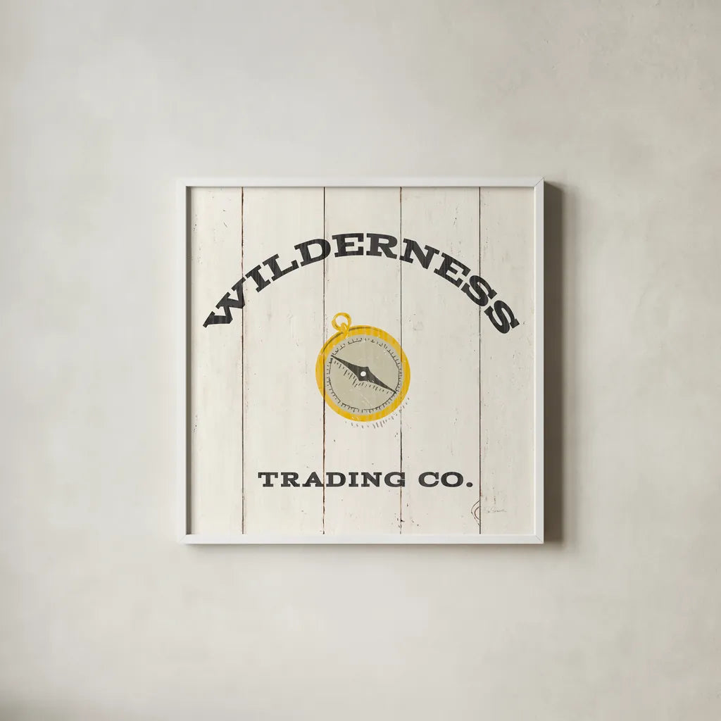 Cabin Life XIV Neutral by Sue Schlabach. Shown in a crisp white glass frame for a clean and minimalist style. Available as an archival giclee rolled canvas, fine art paper, or poster print. SKU 56249a.