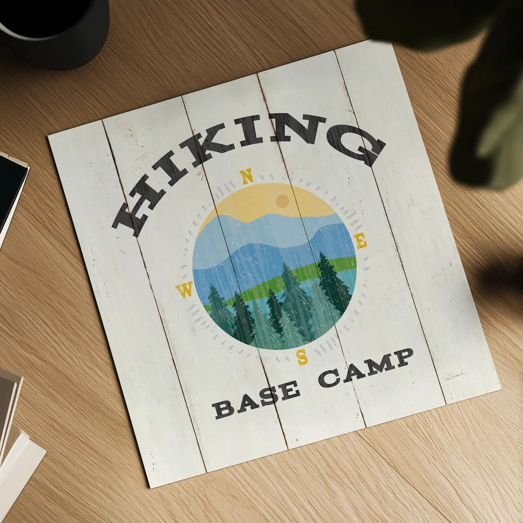 Cabin Life XV by Sue Schlabach. Shown as a detailed flat fine art print, highlighting archival giclee quality. Available as an archival giclee rolled canvas, fine art paper, or poster print. SKU 72007a.