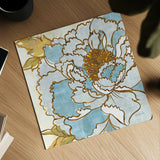 Camilles Peony II by Sue Schlabach. Shown as a detailed flat fine art print, highlighting archival giclee quality. Available as an archival giclee rolled canvas, fine art paper, or poster print. SKU 10951a.