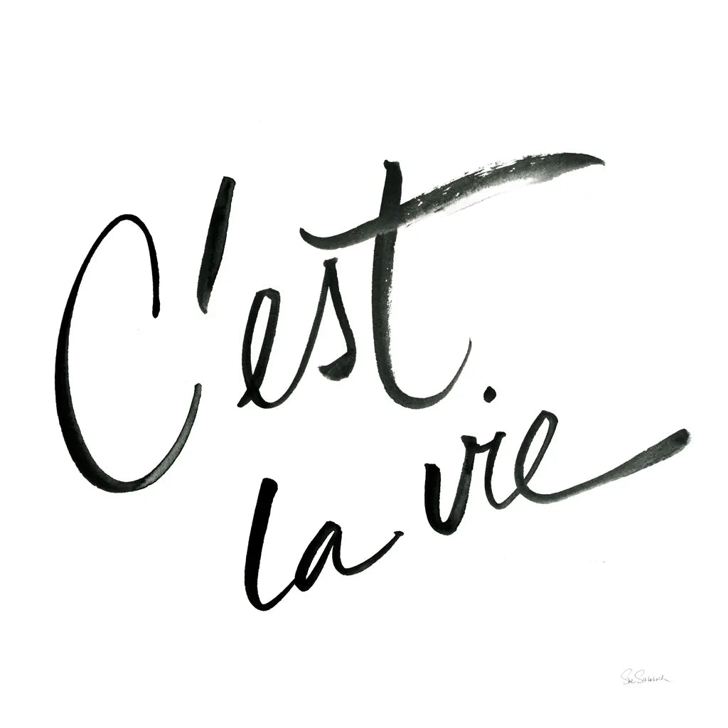Cest La Vie by Sue Schlabach. SKU 48130a. Archival Giclee Fine art print for wall decor.