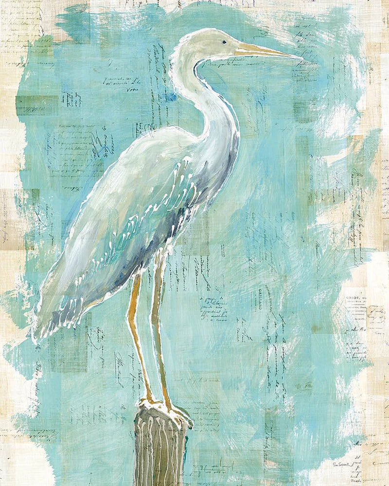 Coastal Egret I v2 by Sue Schlabach