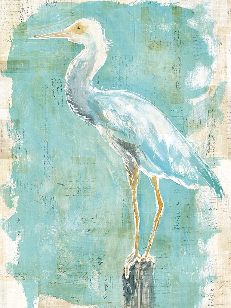 Coastal Egret II v2 by Sue Schlabach