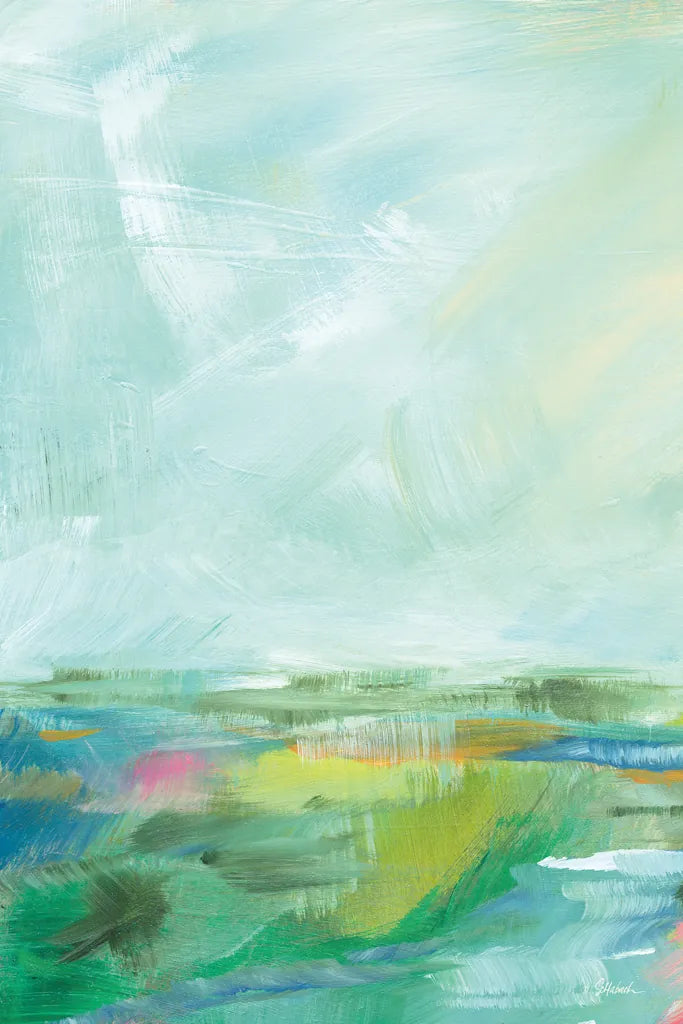 Colorful Horizon Vertical Crop I by Sue Schlabach. SKU 63749h. Archival Giclee Fine art print for wall decor.