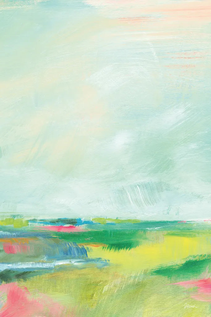 Colorful Horizon Vertical Crop II by Sue Schlabach. SKU 63750h. Archival Giclee Fine art print for wall decor.