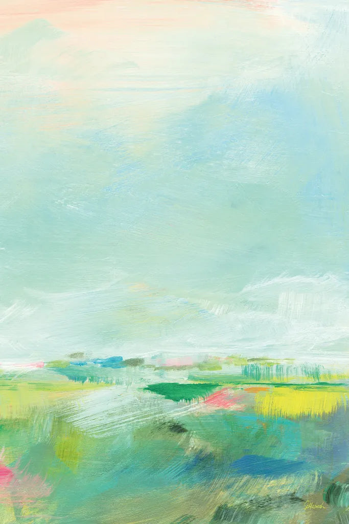 Colorful Horizon Vertical Crop III by Sue Schlabach. SKU 63751h. Archival Giclee Fine art print for wall decor.