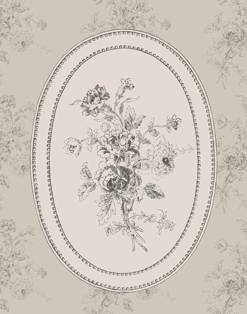 Cottage Roses II Vintage by Sue Schlabach
