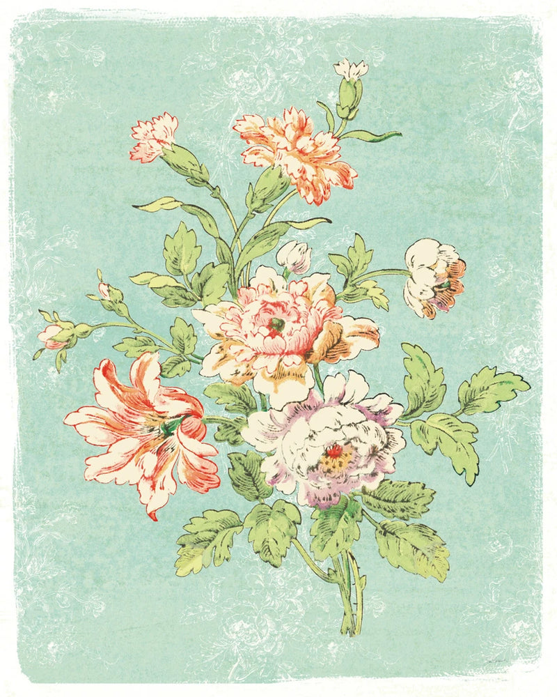 Cottage Roses IX Bright by Sue Schlabach