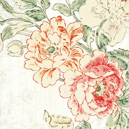 Cottage Roses V by Sue Schlabach. SKU 31615a. Archival Giclee Fine art print for wall decor.