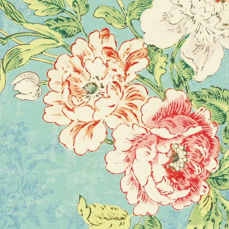 Cottage Roses V Bright by Sue Schlabach. SKU 31603a. Archival Giclee Fine art print for wall decor.