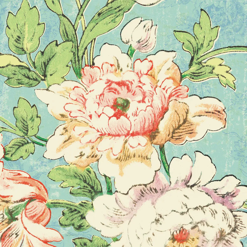 Cottage Roses VI Bright by Sue Schlabach. SKU 31604a. Archival Giclee Fine art print for wall decor.