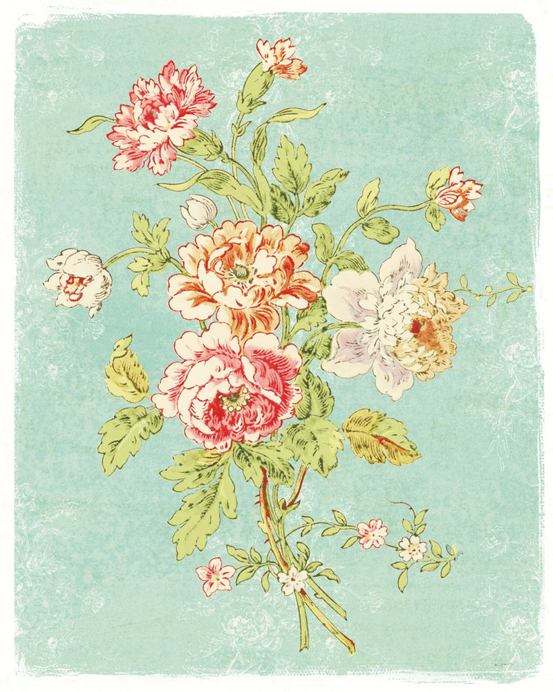 Cottage Roses VIII Bright by Sue Schlabach