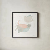 Cozy Hygge III Dark by Sue Schlabach. Shown in a sleek black glass frame for a contemporary gallery look. Available as an archival giclee rolled canvas, fine art paper, or poster print. SKU 34180a.