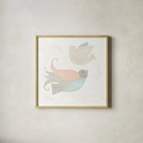 Cozy Hygge III Dark by Sue Schlabach. Shown in a natural wood glass frame for a timeless modern aesthetic. Available as an archival giclee rolled canvas, fine art paper, or poster print. SKU 34180a.
