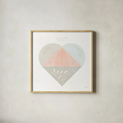 Cozy Hygge IV by Sue Schlabach. Shown in a natural wood glass frame for a timeless modern aesthetic. Available as an archival giclee rolled canvas, fine art paper, or poster print. SKU 33741a.