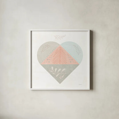 Cozy Hygge IV Dark by Sue Schlabach. Shown in a crisp white glass frame for a clean and minimalist style. Available as an archival giclee rolled canvas, fine art paper, or poster print. SKU 34181a.