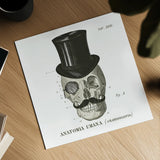 Dandy Bones I by Sue Schlabach. Shown as a detailed flat fine art print, highlighting archival giclee quality. Available as an archival giclee rolled canvas, fine art paper, or poster print. SKU 21818a.