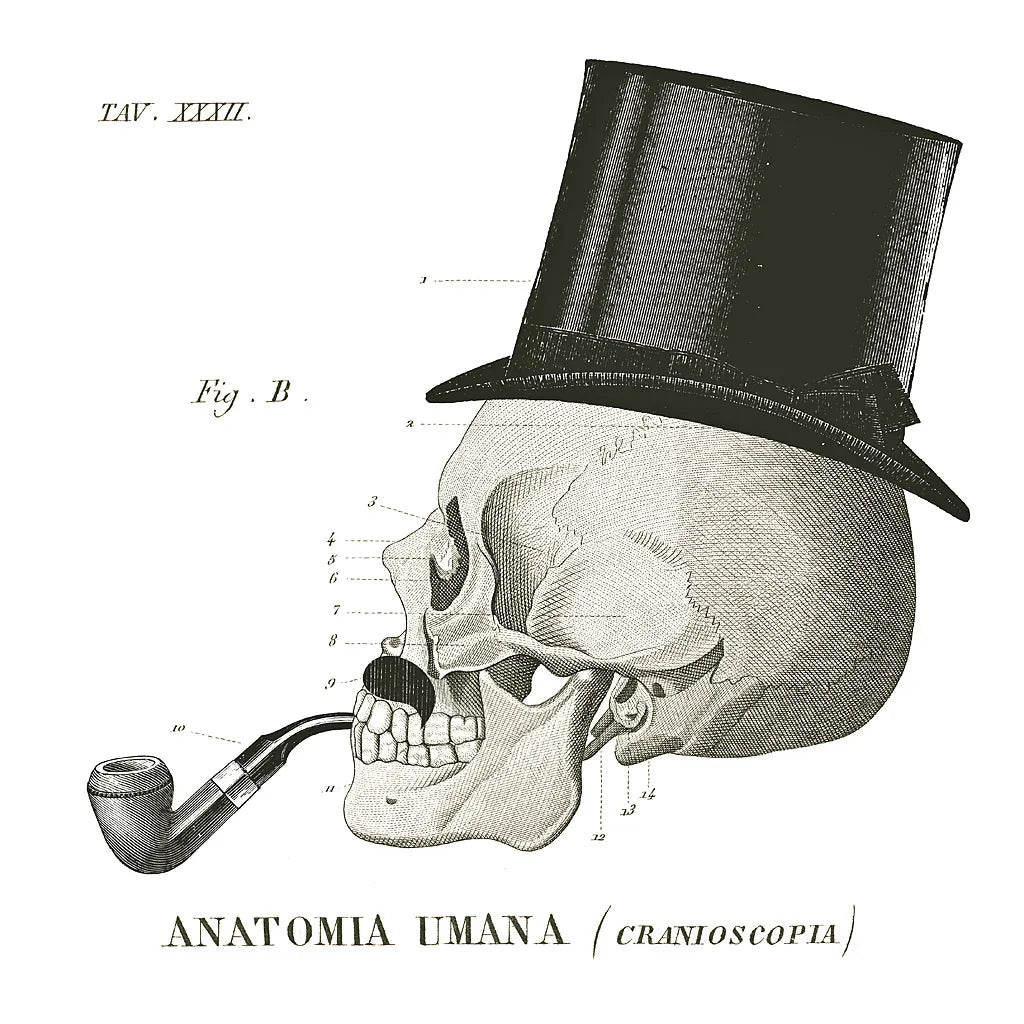 Dandy Bones II by Sue Schlabach. SKU 21819a. Archival Giclee Fine art print for wall decor.